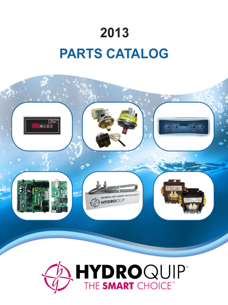 Hot Tub Control Systems Parts Catalog | PDF | Pump | Relay