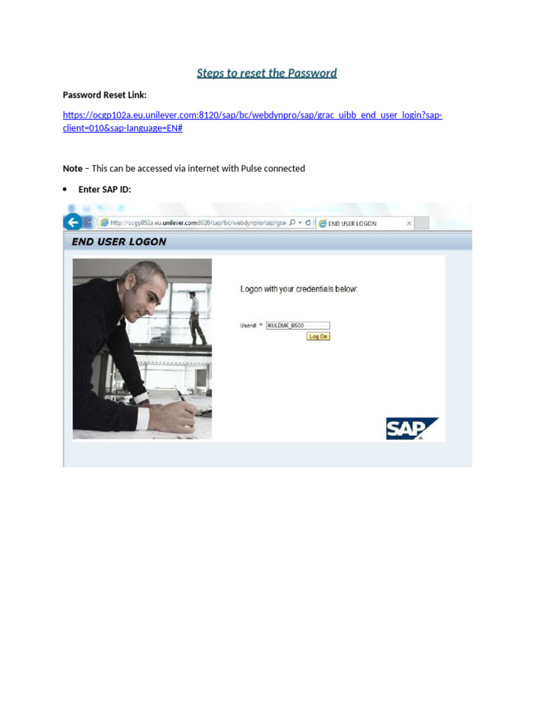 ServiceNow Password Reset Steps | PDF