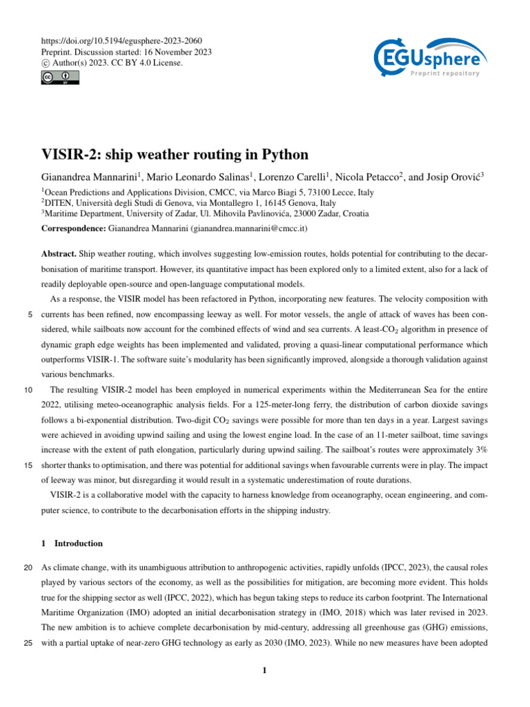 Python Ship Weather Routing | PDF | Climate Change Mitigation