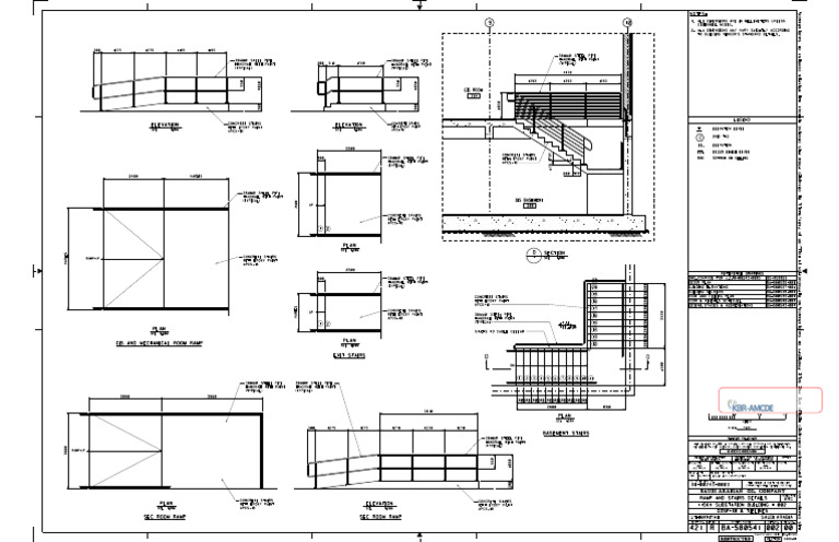 Ramp and Stairs Construction Details | PDF | Basement | Building ...