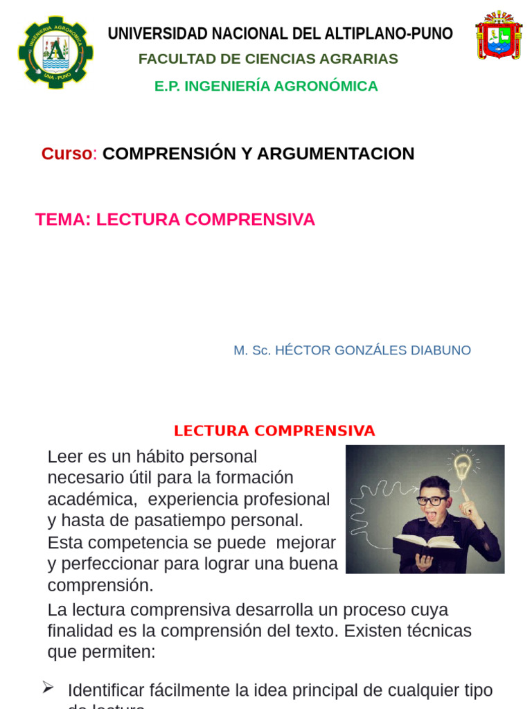 Procesos y Factores de la Comprensión Lectora | PDF | Palabra ...
