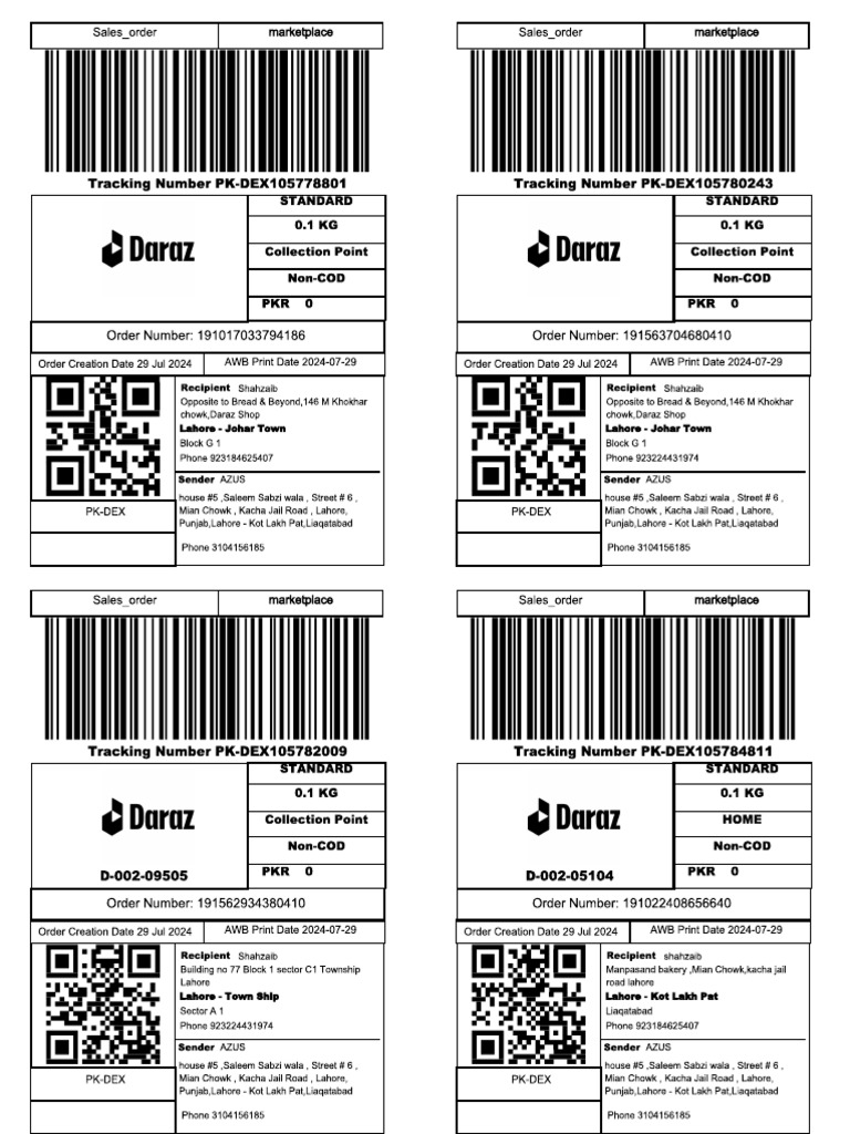 Mani 1st Order | PDF