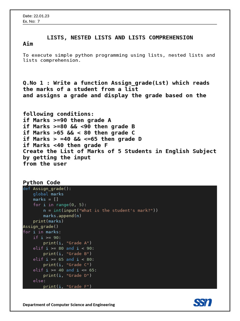 A7_Assignment | PDF | Matrix (Mathematics) | Computer Programming