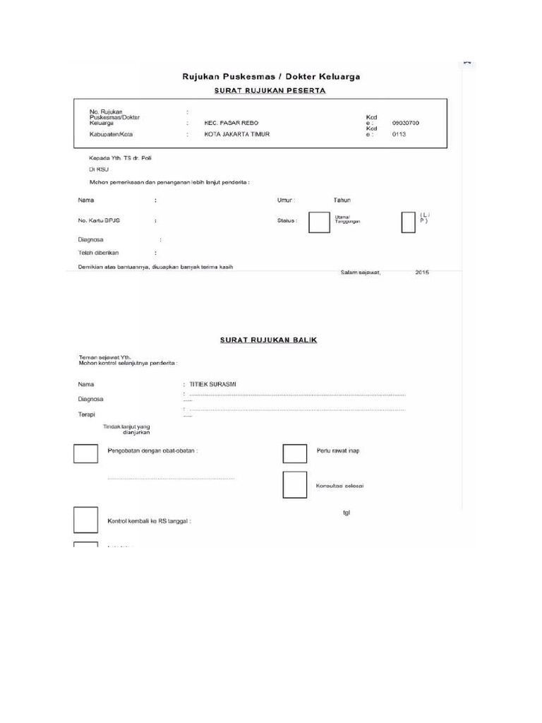 Rujukan BPJS | PDF
