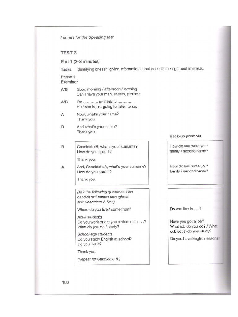 Cambridge Preliminary English Test 7-71-140-36-70 | PDF