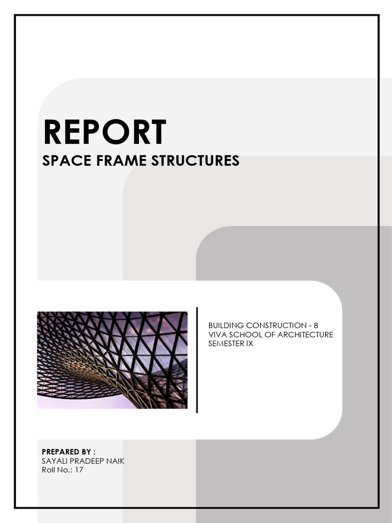 Overview of Space Frame Structures | PDF | Electrical Grid | Dome