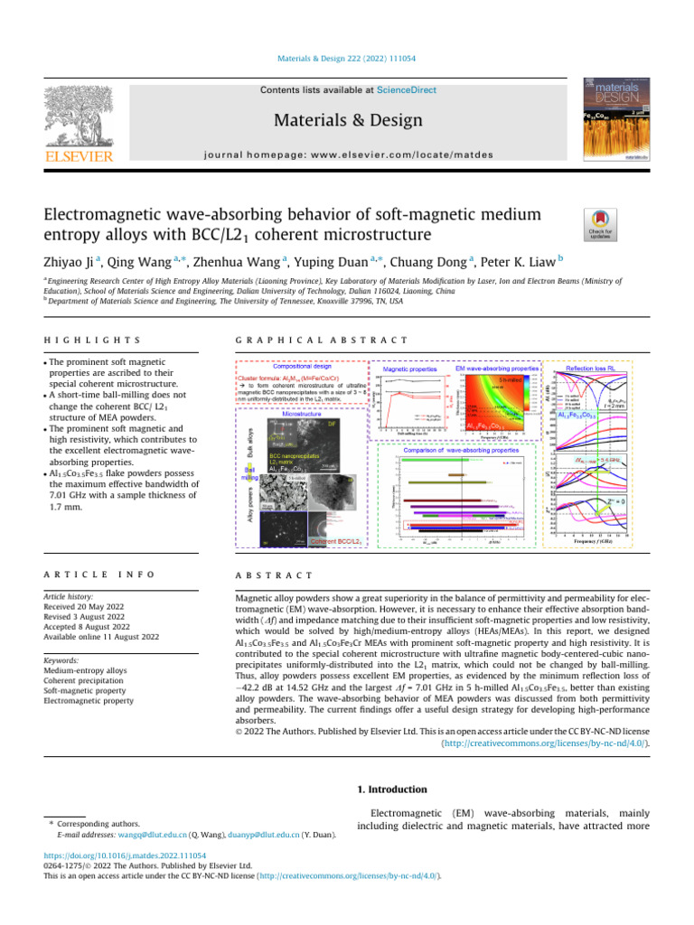 Electromagnetic Wave Absorption in MEAs | PDF | Electrical Resistivity ...