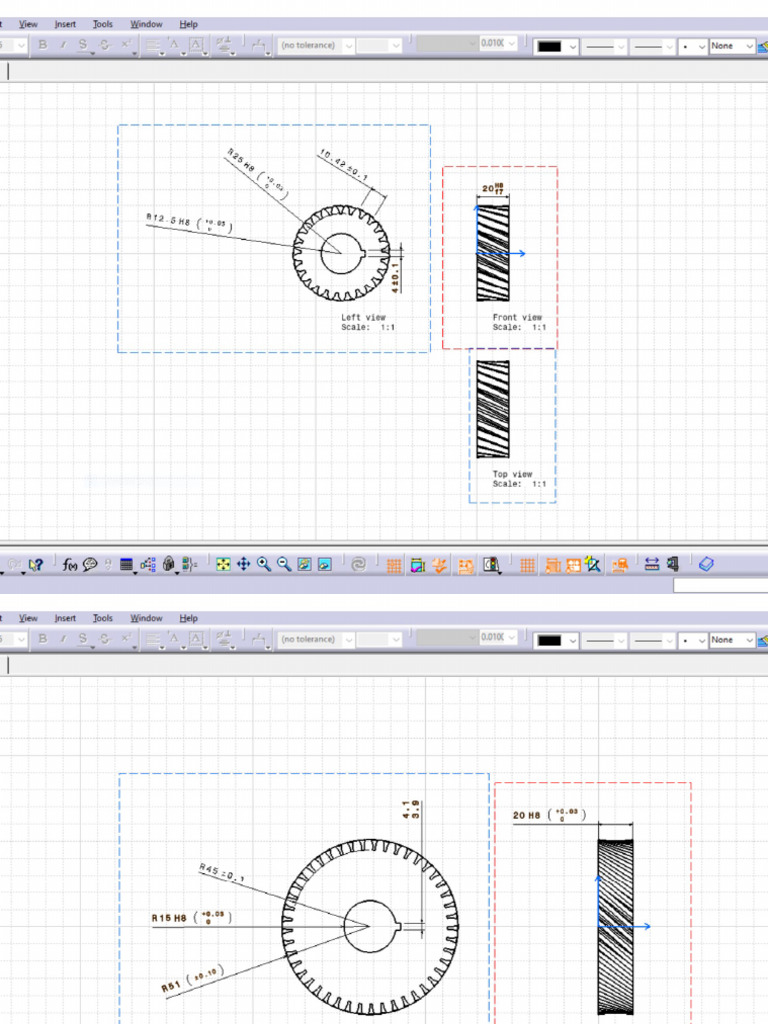 Gears Partdrawing Final | PDF