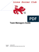 Eljsc Team Managers Guide