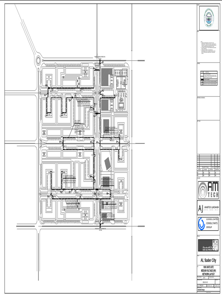 MV Power Distribution Network Layout | PDF | Equipment | Electrical ...