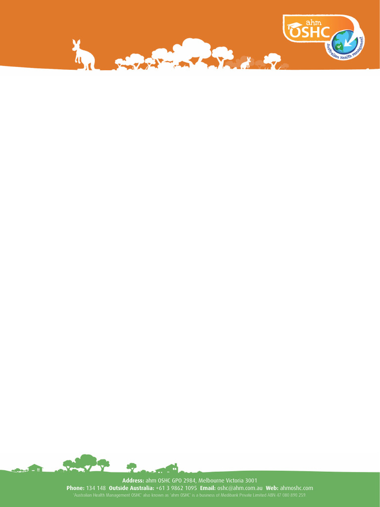 ahm OSHC Tax Invoice Details | PDF