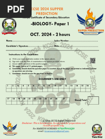 KCSE 2024-2025 SUPPER PREDICTIONS BIO PP1