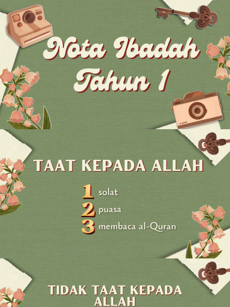 Nota Ibadah | PDF