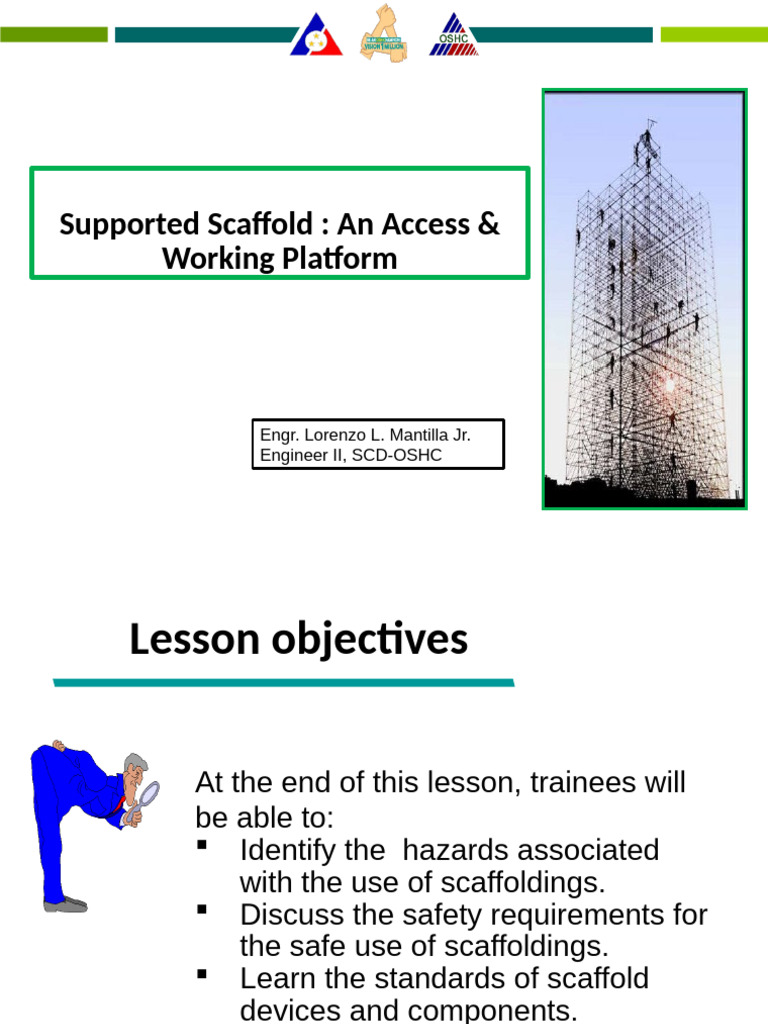 Types and Safety of Supported Scaffolds | PDF | Scaffolding ...