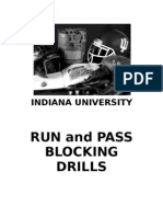 Run and Pass Blocking Drills: Indiana University