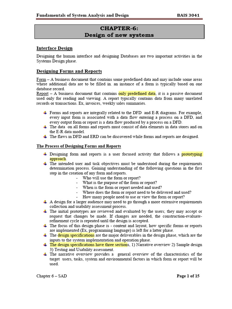 Designing Effective Forms and Reports | PDF | Usability | System
