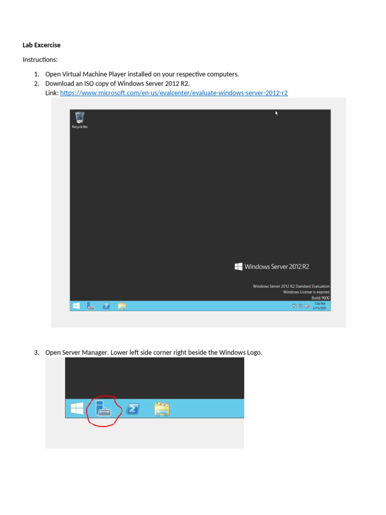 Active Directory Setup On Windows Server 2012 | PDF