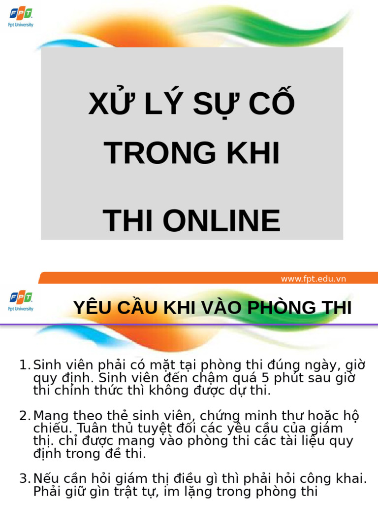 Xu Ly Su Co Trong Khi Thi FE | PDF