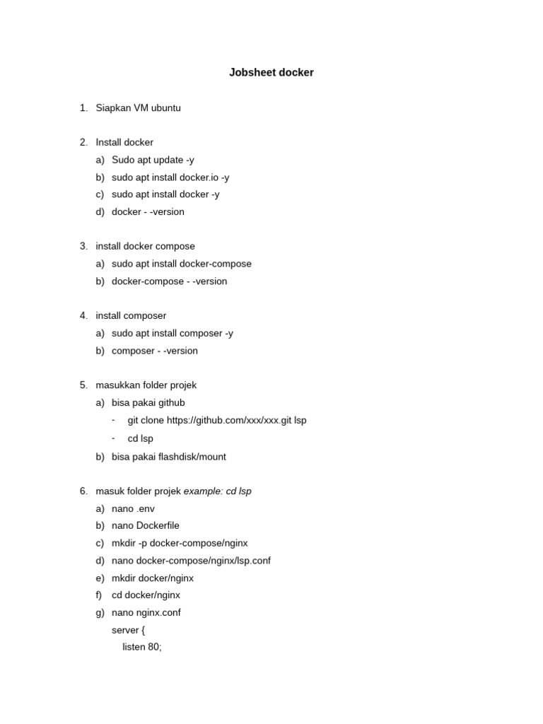 Modul instalasi docker pdf php free software