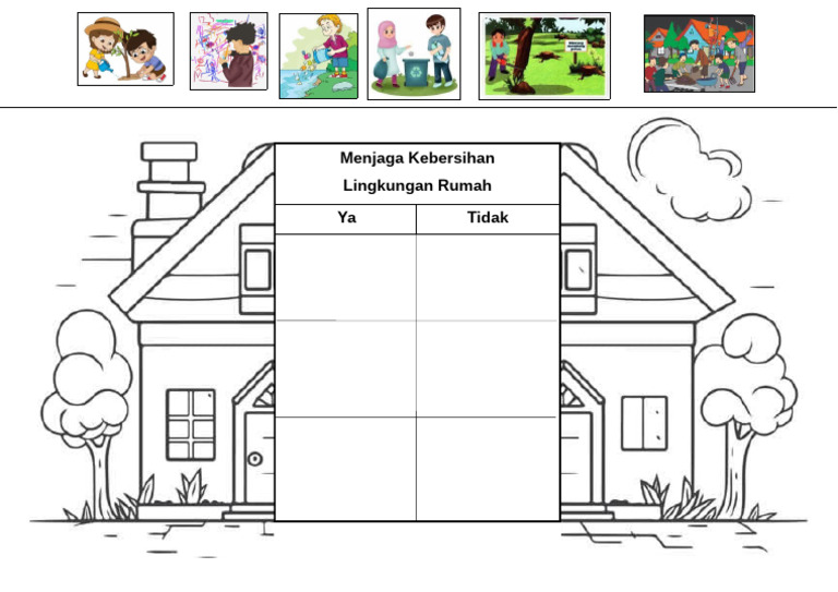 LKPD Pendidikan Pancasila Menjaga Kebersihan Lingkungan Rumah | PDF