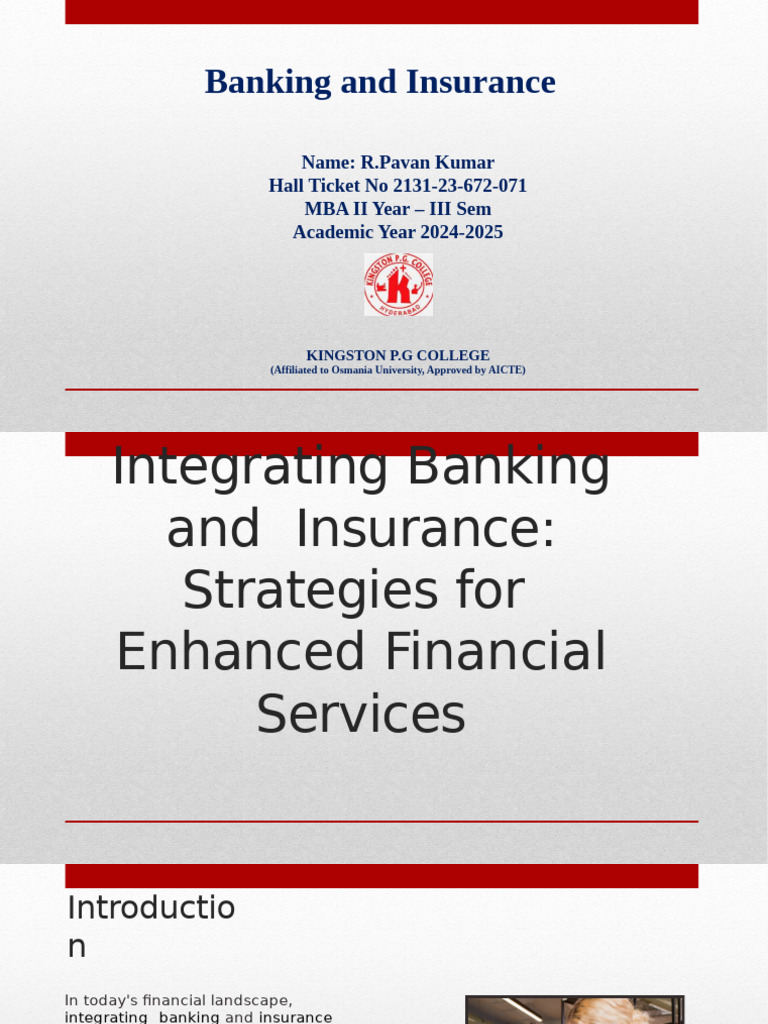Banking and Insurance | PDF | Customer Satisfaction | Banks