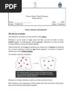 Overview of the Particle Model of Matter | PDF | Liquids | Matter