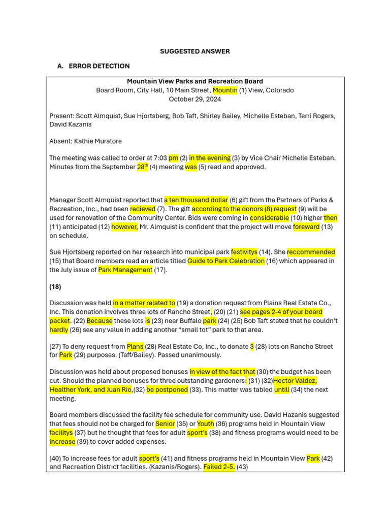 (Suggested Answer) INFORMAL REPORT | PDF