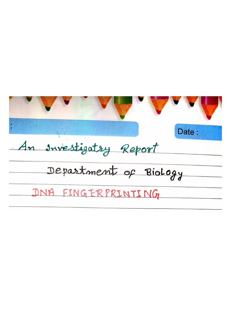 Investigatory Project Bio | PDF