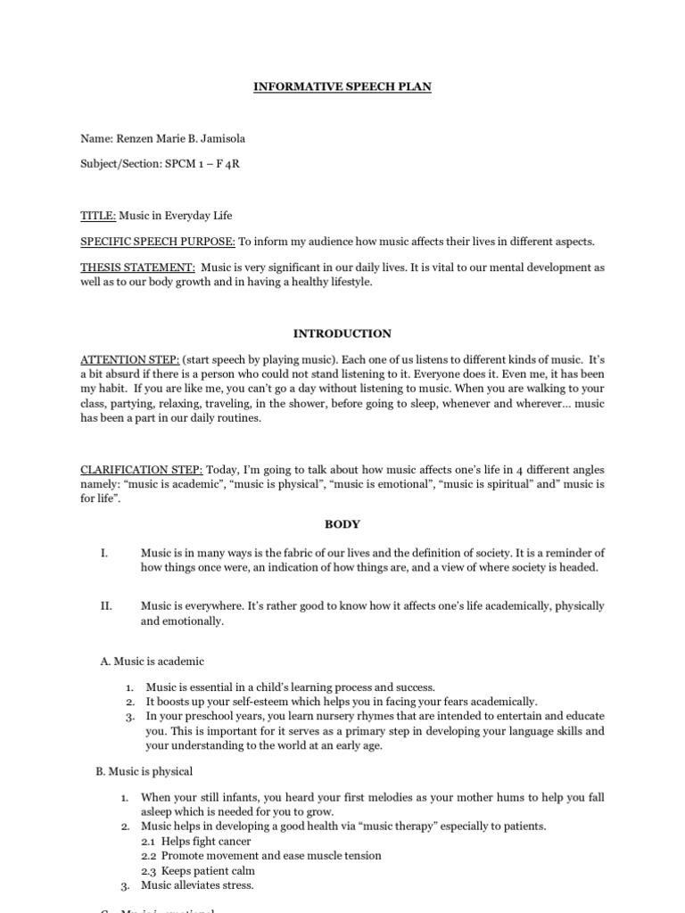 Long informative speech examples image