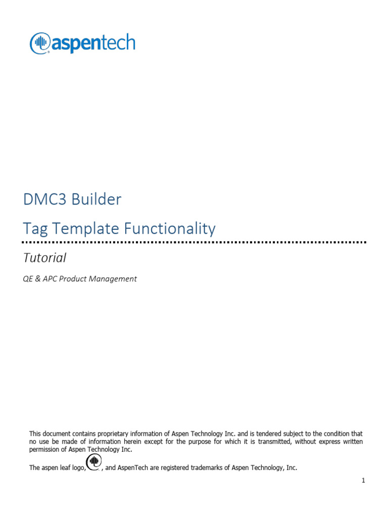 Dmc3 builder tag template tutorial v2 pdf parameter computer