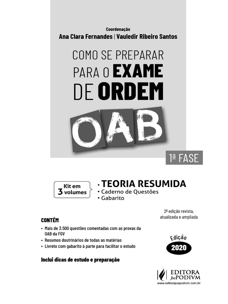 Preparação para o Exame da OAB | PDF | Advogado | Justiça