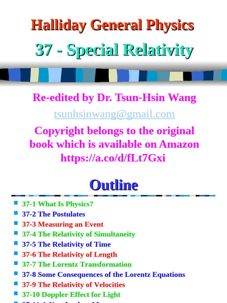 Understanding Special Relativity Concepts | PDF | Special Relativity | Time