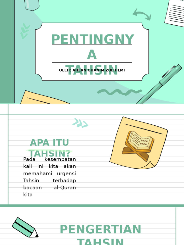 Pentingnya Tahsin dalam Bacaan Al-Quran | PDF