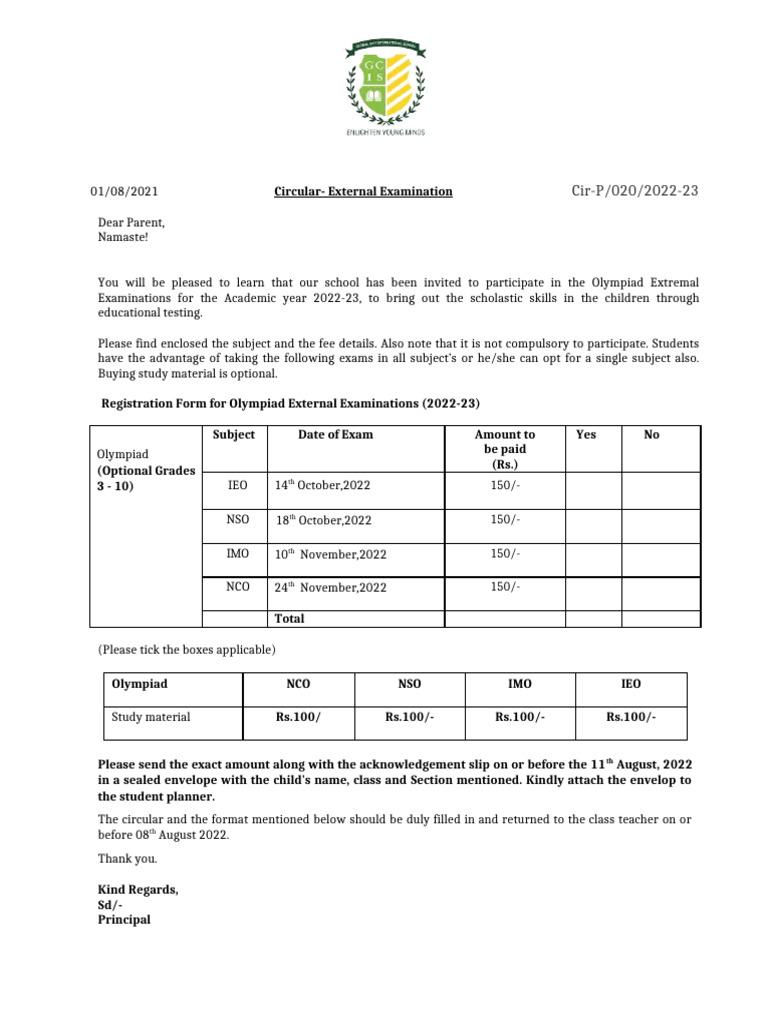 Circular - Olympiad 0 | PDF