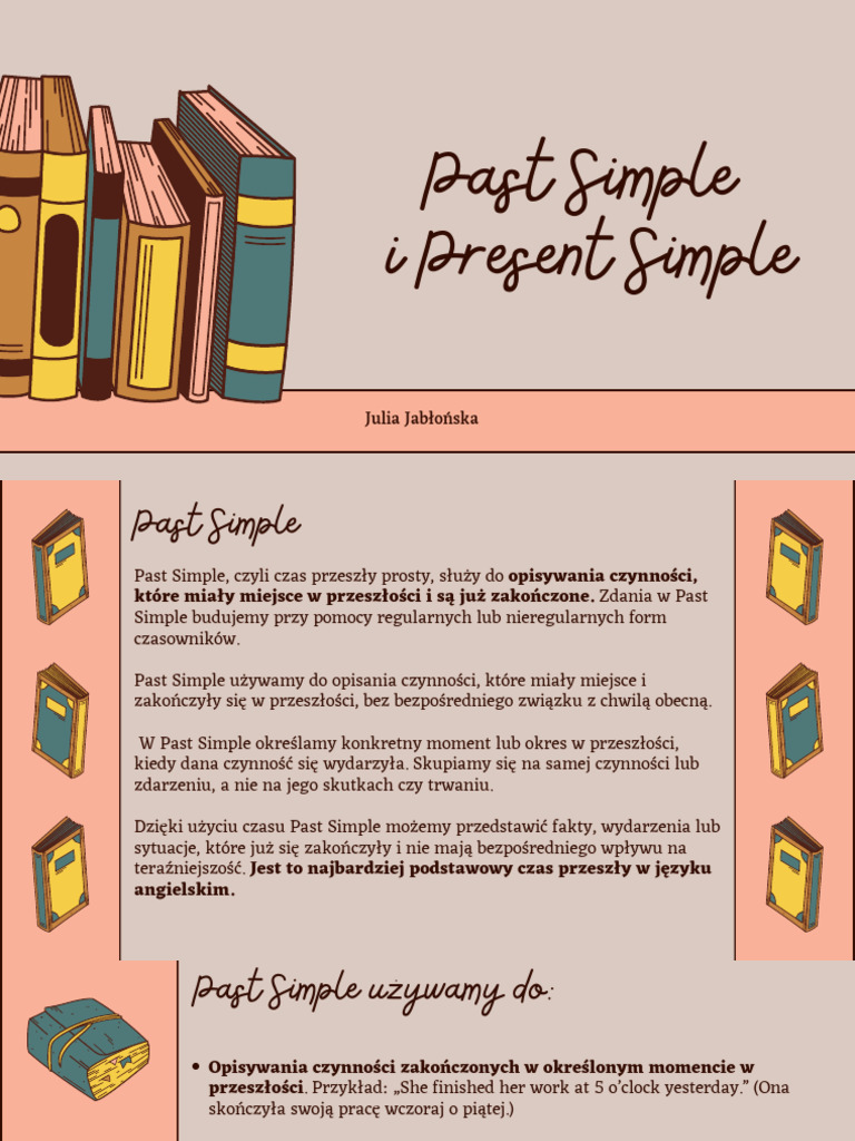 Past Simple I Present Simple | PDF