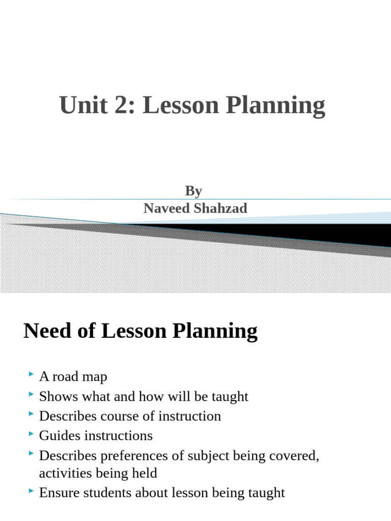 Effective Lesson Planning Strategies | PDF | Lesson Plan | Learning
