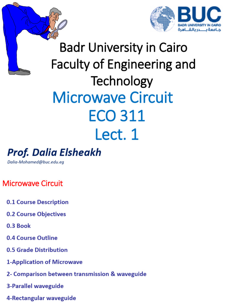 Microwave Engineering Course Overview | PDF | Microwave | Waveguide