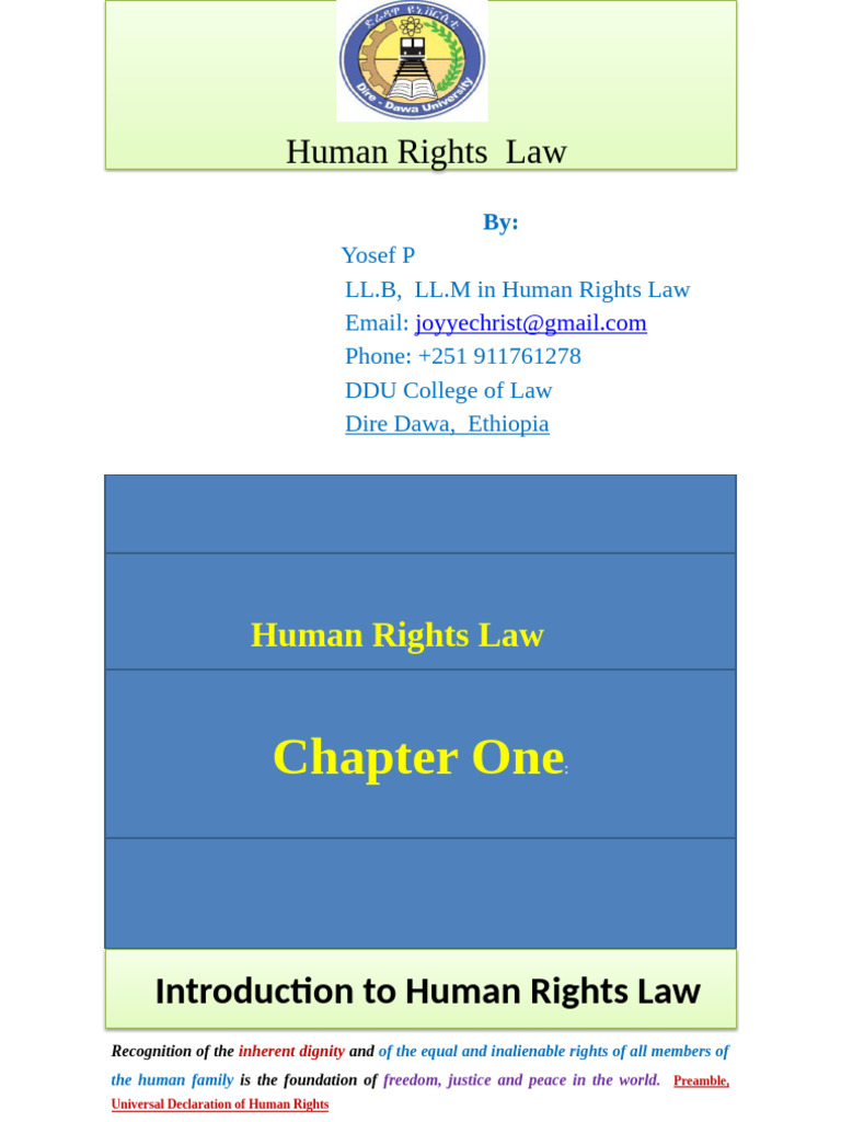 Introduction to Human Rights Law | PDF | Human Rights | International Law