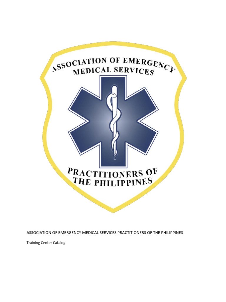 AEMSP-PH Training Center Guide | PDF | Emergency Medical Services ...