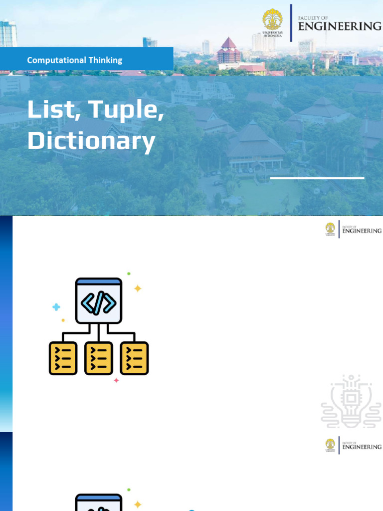 Week 11 - List Tuple Dictionary | PDF