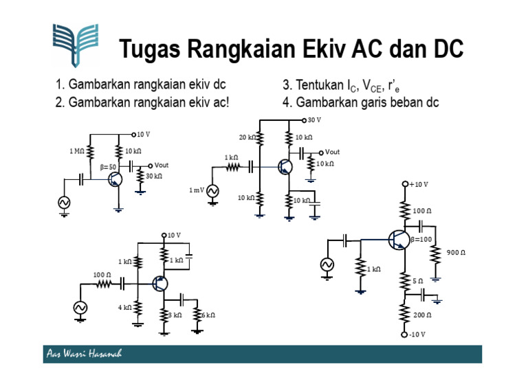 Tugas Rangkaian Ekivalen DC Dan AC | PDF