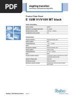Siegling Transilon E 12/2 Data Sheet | PDF | Materials | Mechanical ...