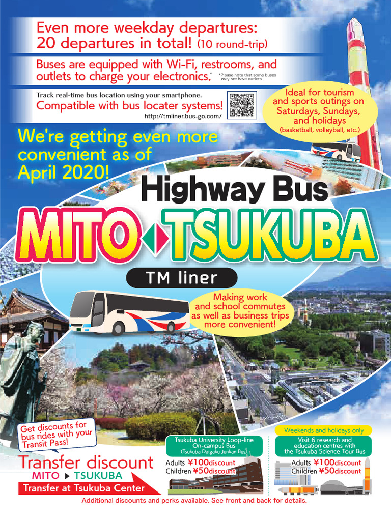 Tsukuba-Mito bus | PDF | Transport | Bus Transport