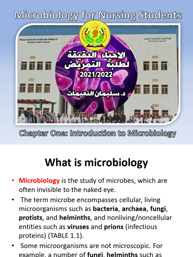 Ch.1 N8ursing 2021 | PDF | Microorganism | Infection