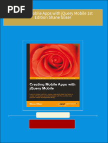 Full download Creating Mobile Apps with jQuery Mobile 1st Edition Shane Gliser pdf docx