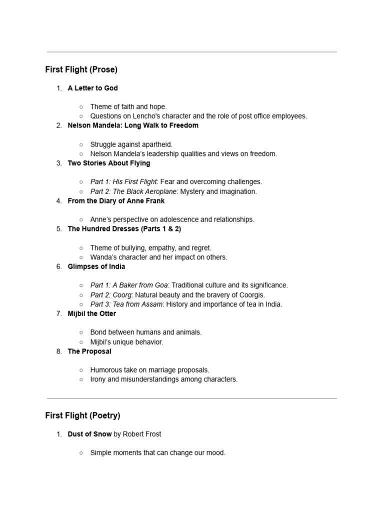 Comprehensive Guide to First Flight | PDF