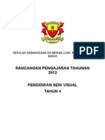 Rancangan Pengajaran Tahunan PSV Tahun 4