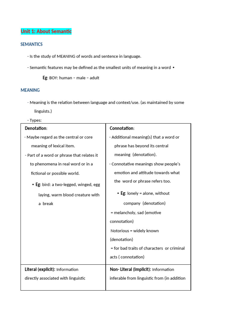 Understanding Semantics and Meaning | PDF | Semantics | Predicate (Grammar)