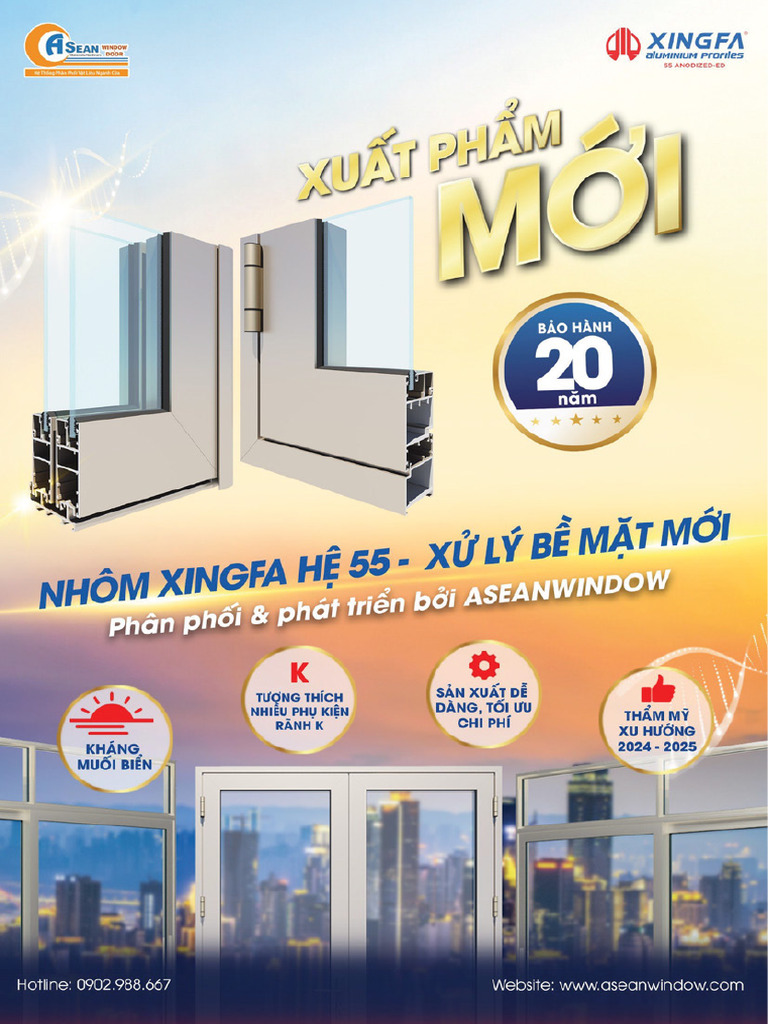 CATALOGUE XINGFA HỆ 55 Anodized-ED (file online) (1) | PDF