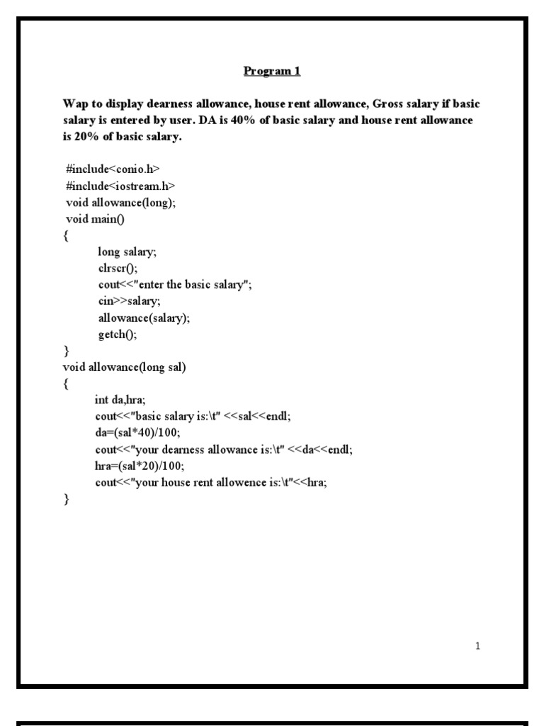 C++ Programs for Basic Concepts | PDF | Pointer (Computer Programming ...